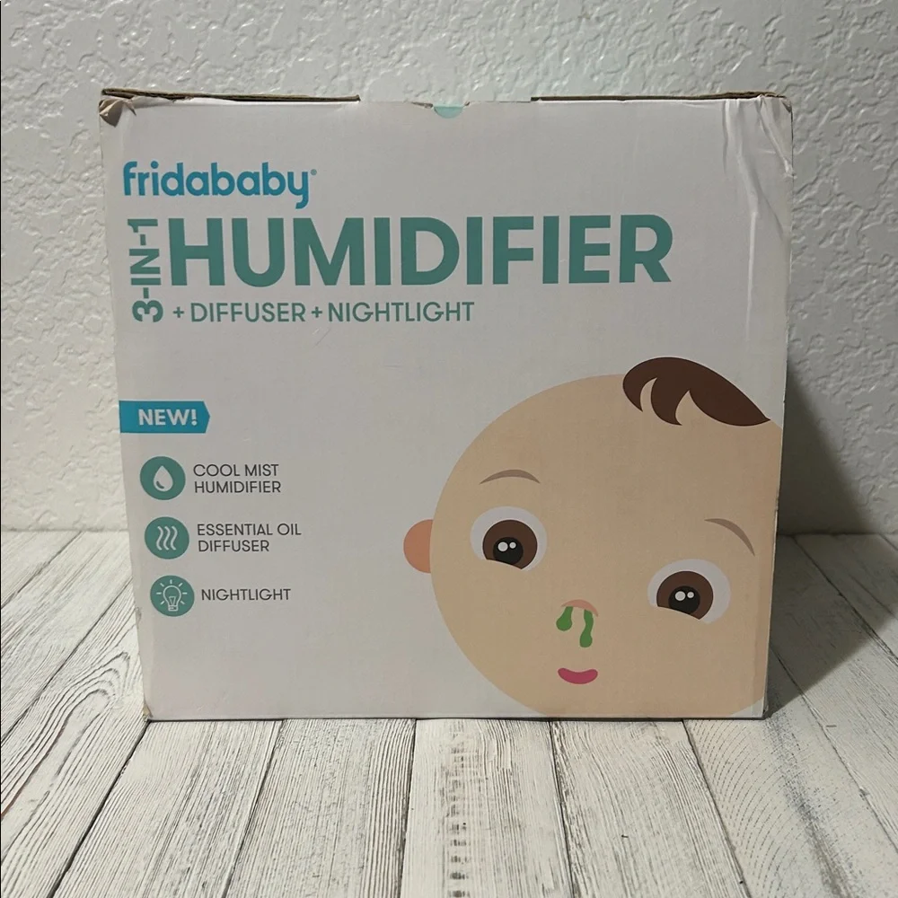 Fridababy 3-in-1 Humidifier with Diffuser and Nightlight - White